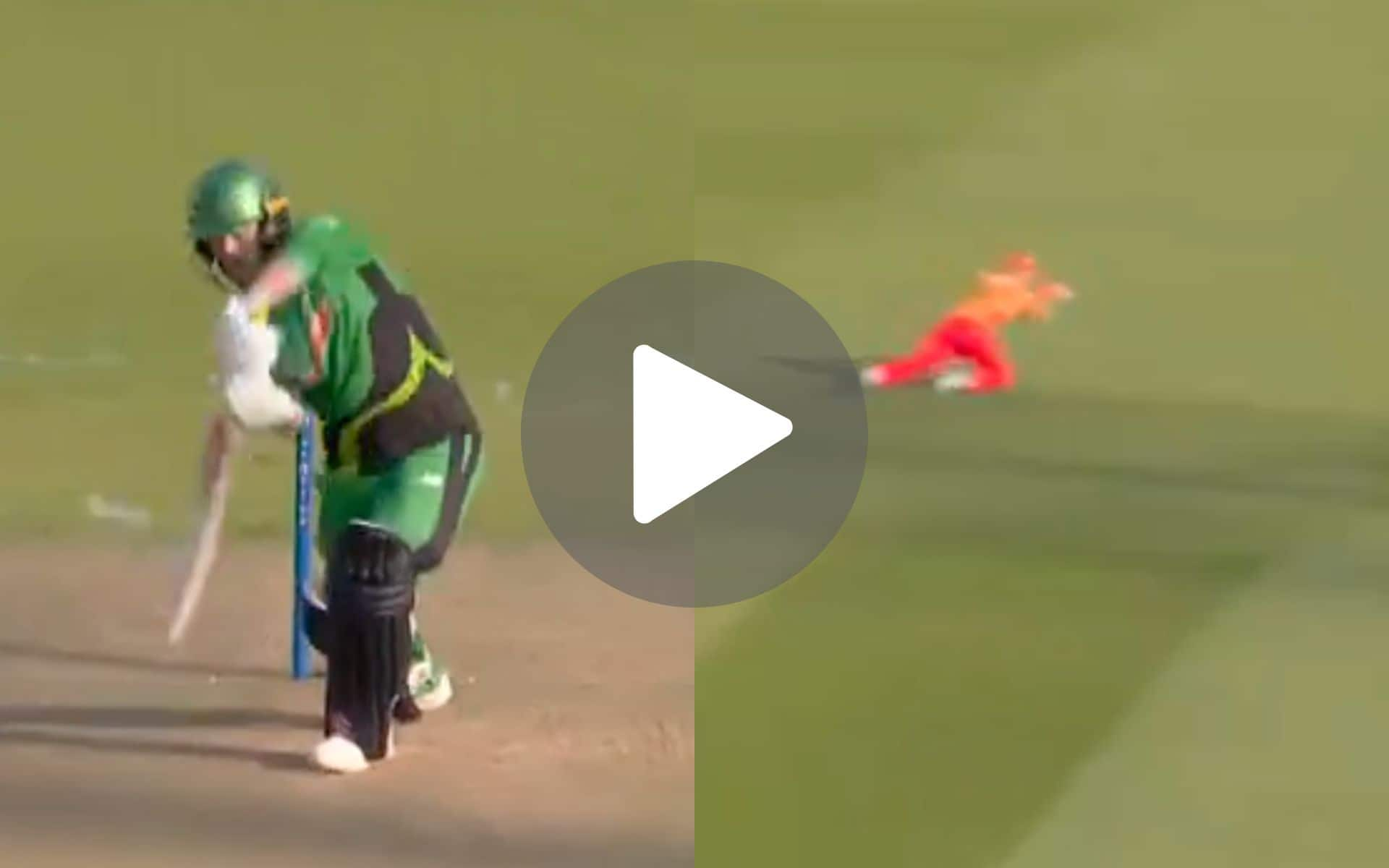 [Watch] Benny Howell Marshalls Jonty's Corner With A Brilliant Diving Effort In The Hundred 2024 Eliminator